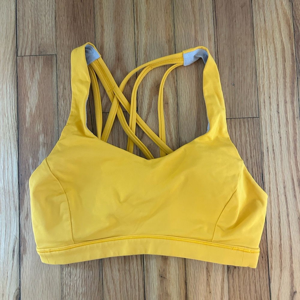 Lululemon Athletica Yellow/Orange Align Bra